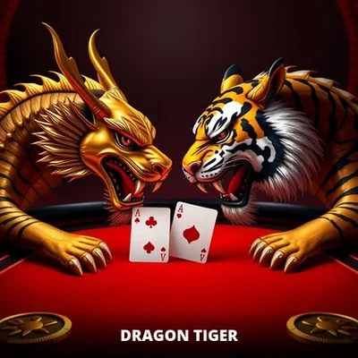 Dragon Tiger card game table on KingExch365