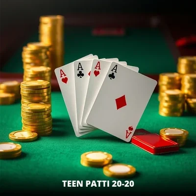 Teen Patti live table on KingExch365 with cards and gold chips