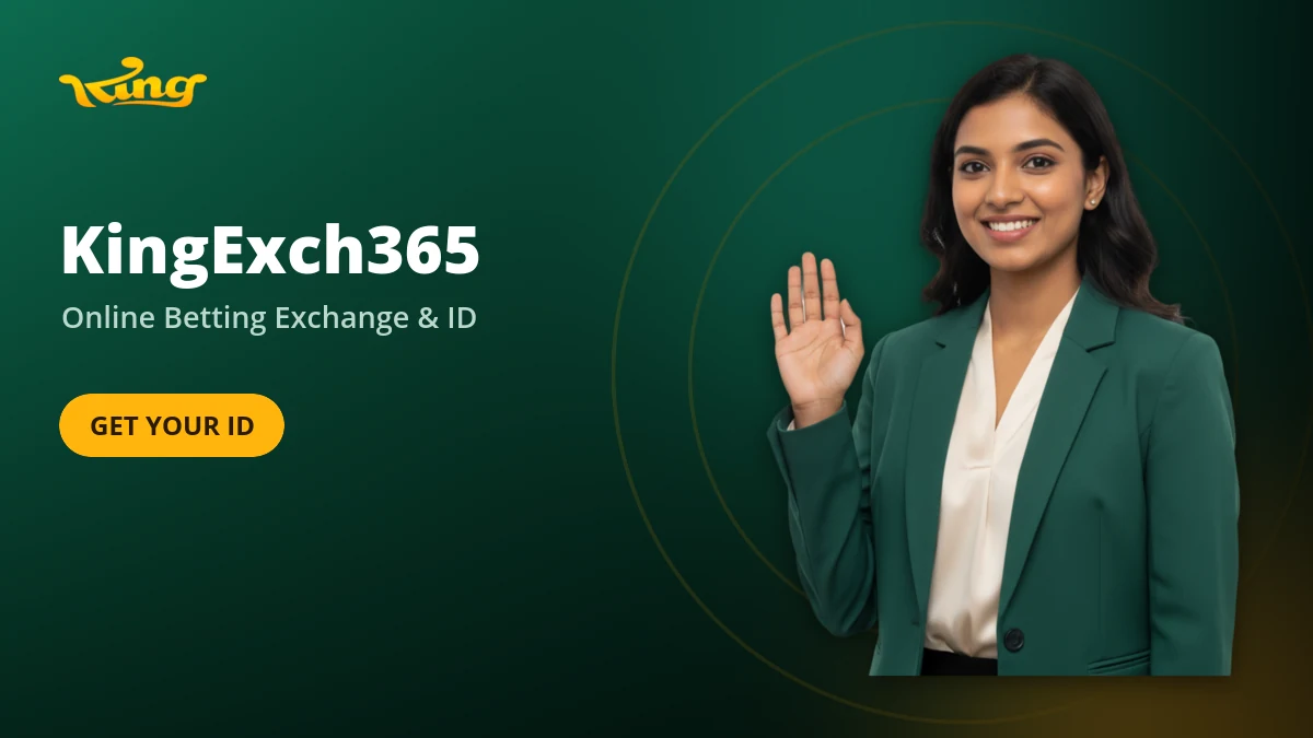 KingExch365 online betting exchange banner with the login and ID call to action